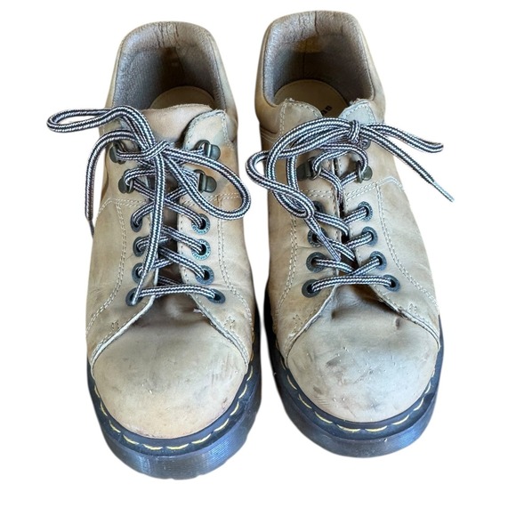 Dr. Martens Other - Dr Martens Tan Suede Lace Up Chunky Sole Oxfords Shoes Mens Womens Size